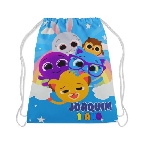 Mochilinha personalizada lembrancinhas dos Bolofofos