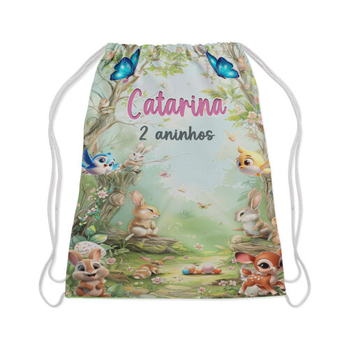 Mochilinha personalizada lembrancinhas  Bosque Encantado
