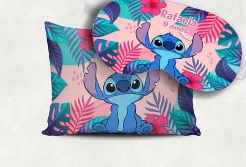 Kit Almofada e Mascara de Dormir personalizada Lembrancinhas do S