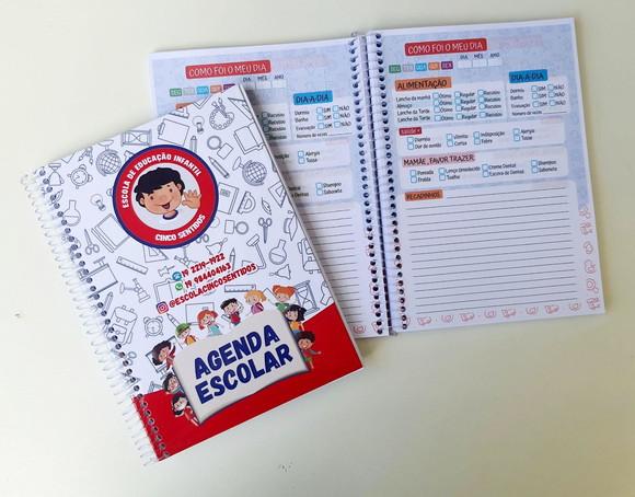 Agenda Escolar Personalizada Volta as Aulas