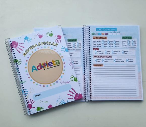 Agenda Escolar Personalizada Volta as Aulas