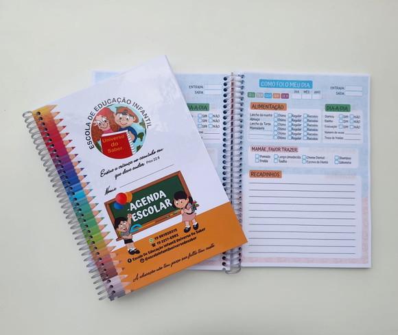 Agenda Escolar Personalizada Volta as Aulas