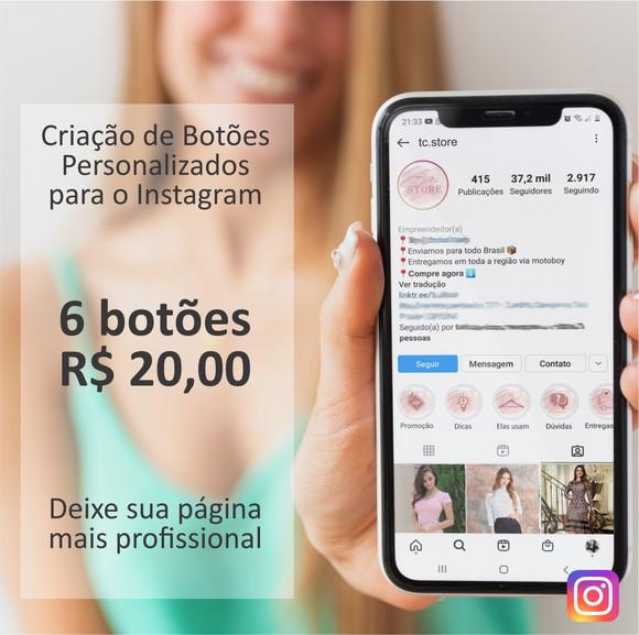 Botões de Destaque Personalizado Instagram