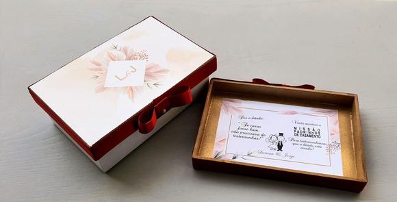 Caixa de Casamento boho