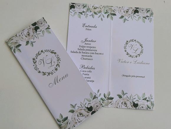 Cardapio Casamento