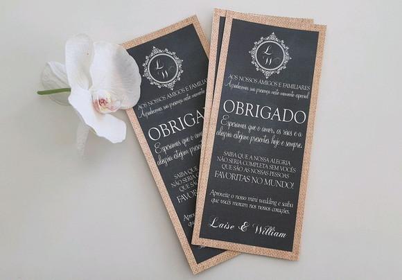 Cartão de Agradecimento