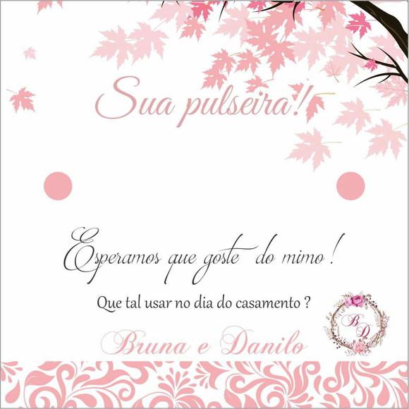 cartao para pulseira