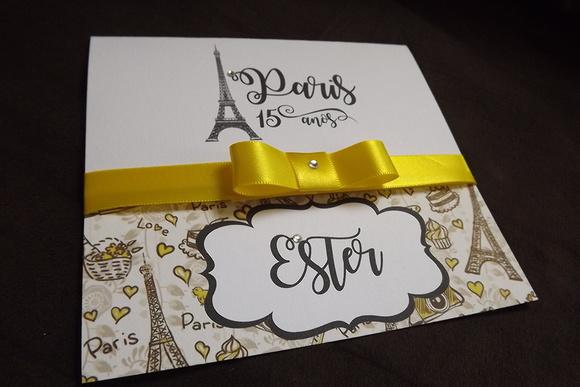 Convite 15 Anos Paris