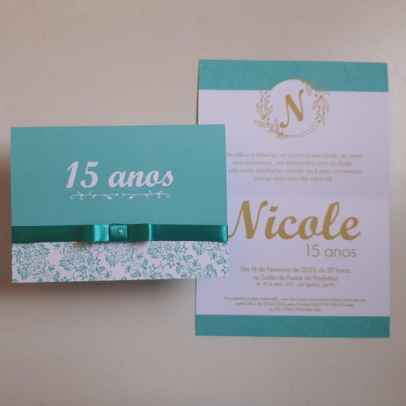 Convite 15 Anos Tifany