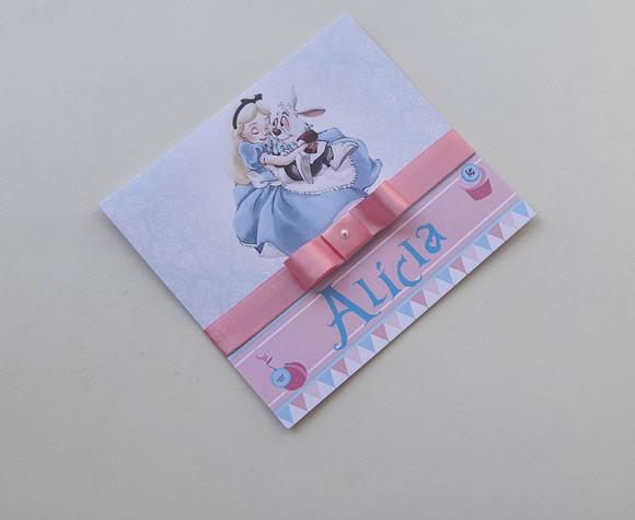 Convite ALICE NO PAIS DAS MARAVILHAS