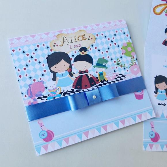 Convite Alice No País Das Maravilhas Promoção