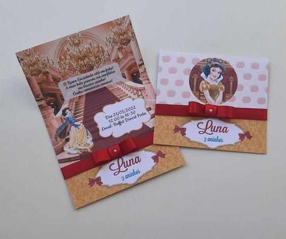 Convite Branca de Neve
