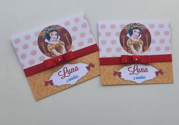 Convite Branca de Neve