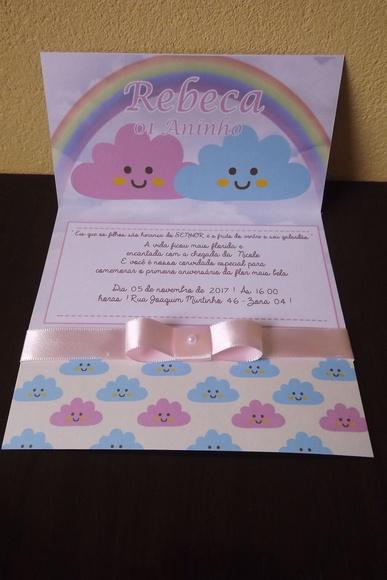 Convite Chuva de Amor