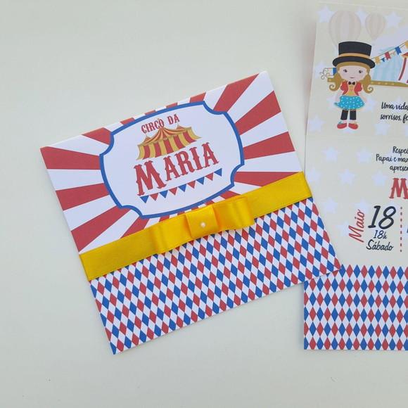 Convite Circo Menina