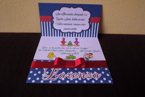 Convite da Galinha Pintadinha