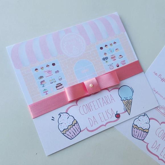 Convite Confeitaria Promoção