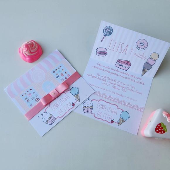 Convite Confeitaria Promoção