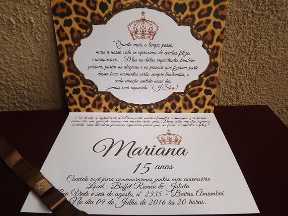 Convite de 15 anos