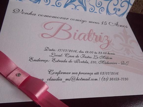 Convite de 15 anos