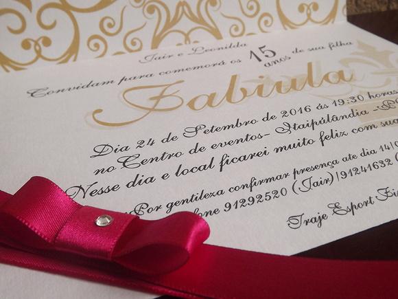 Convite de 15 anos