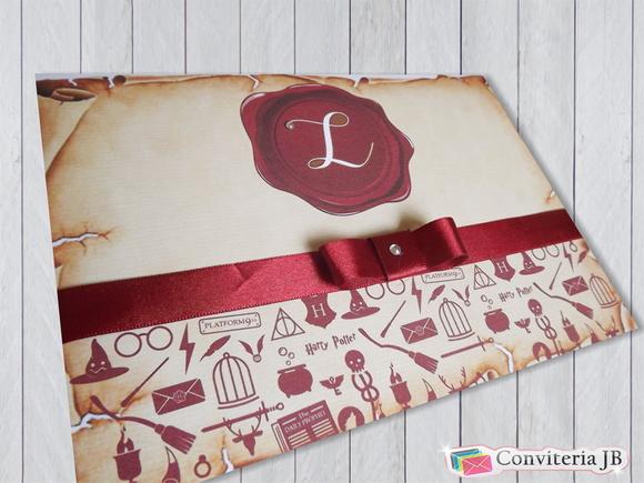 Convite de 15 anos - Harry Potter