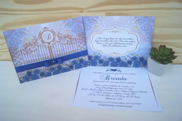 Convite de 15 Anos Jardim Secreto
