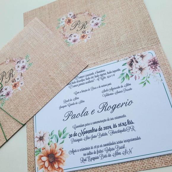 Convite de Casamento
