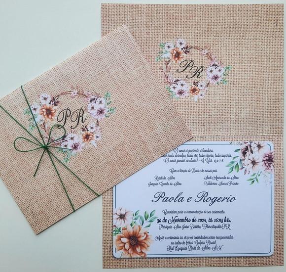 Convite de Casamento