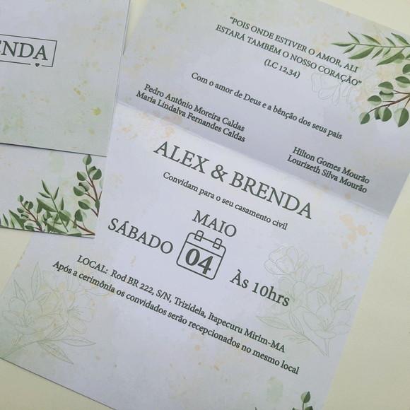 Convite de Casamento