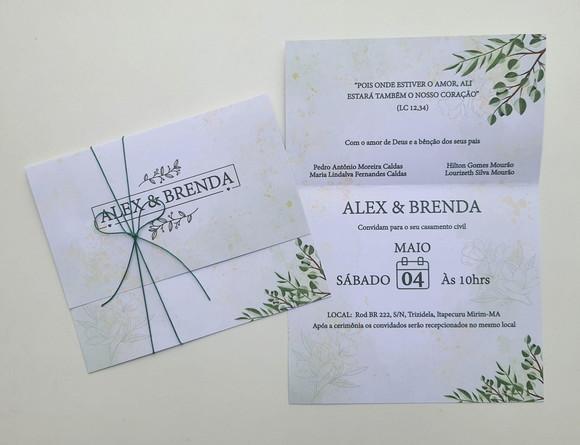 Convite de Casamento