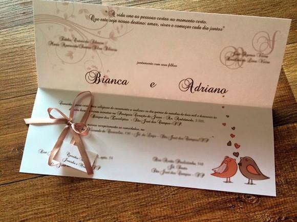 Convite de Casamento