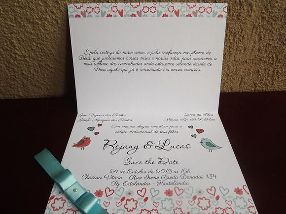 Convite de Casamento