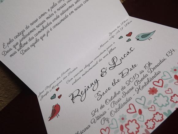 Convite de Casamento