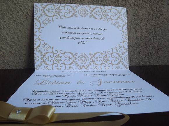Convite de Casamento