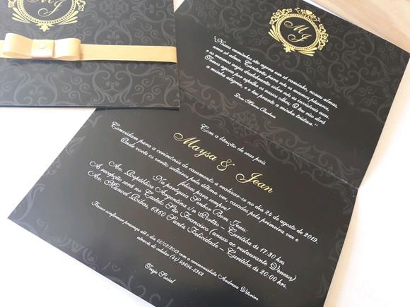 Convite de Casamento - Couche