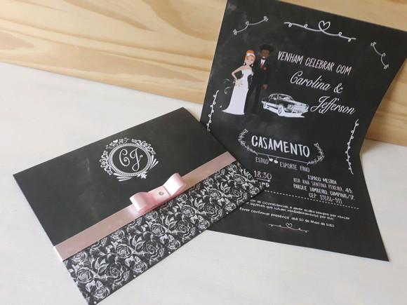Convite de Casamento - Couche