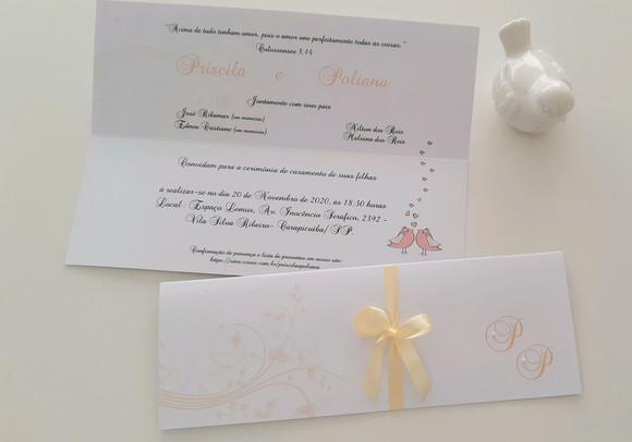Convite de Casamento Carteira