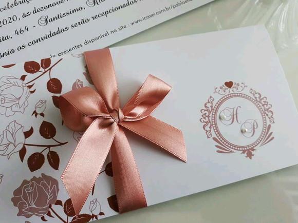 Convite de Casamento Carteira