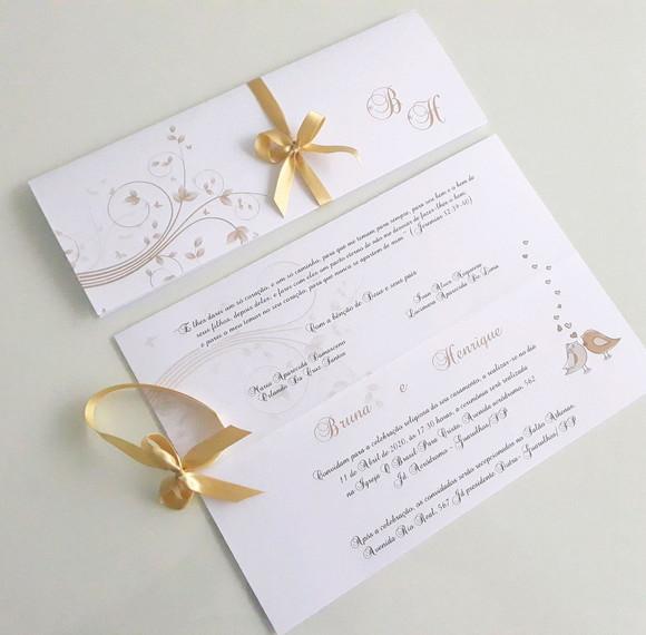Convite de Casamento Carteira