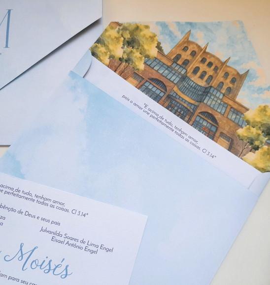 Convite de Casamento Envelope