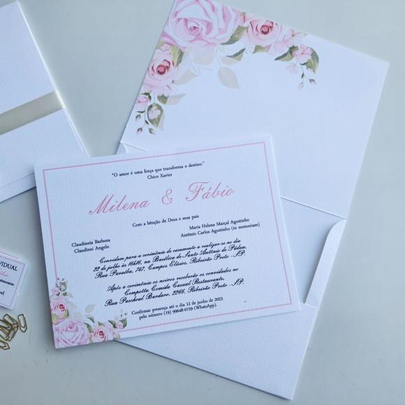 Convite de Casamento Envelope