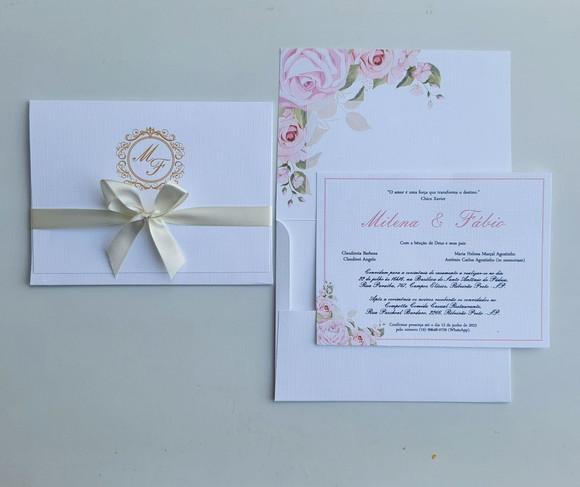Convite de Casamento Envelope