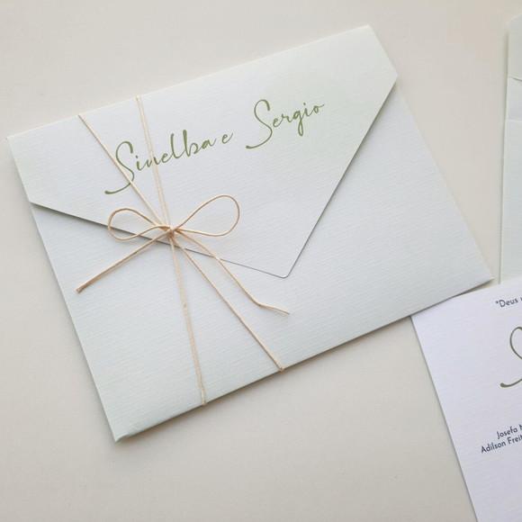 Convite de Casamento Envelope