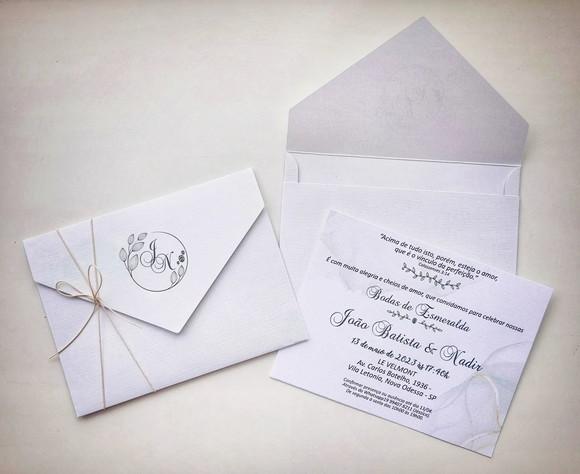 Convite de Casamento Envelope