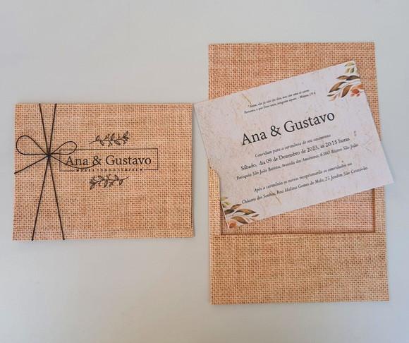 Convite de Casamento Envelope