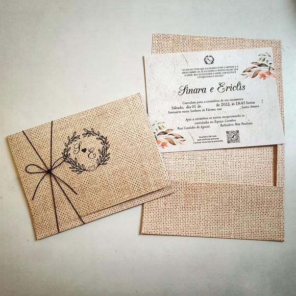 Convite de Casamento Envelope