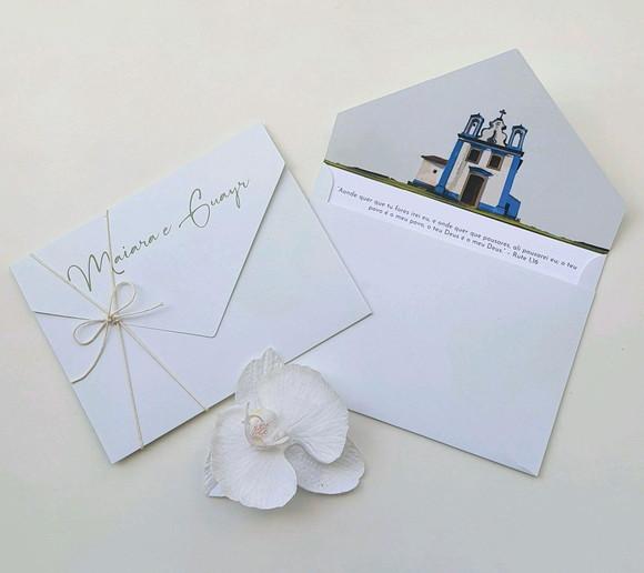 Convite de Casamento Envelope