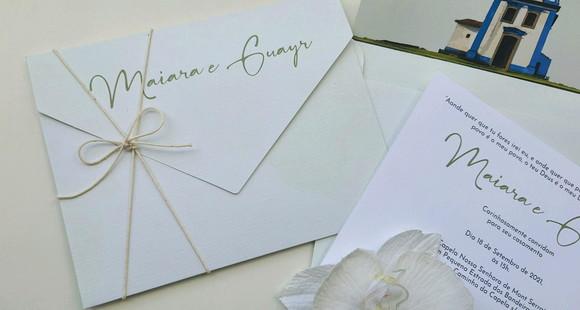 Convite de Casamento Envelope