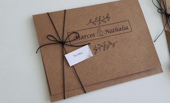 Convite de Casamento Envelope